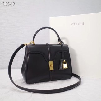 셀린느 WB2 스몰 16백 카프스킨 188003 민자 블랙