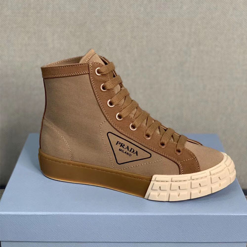 프라다 여성용 신상 스니커즈 F0717 브라운