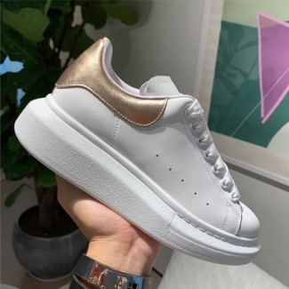 알렉산더맥퀸 오버사이즈 스니커즈 586403 로즈골드