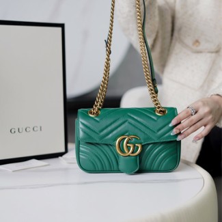 구찌 GG 마몽 미니 백 446744 그린