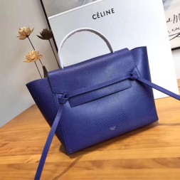 셀린느 신상 벨트백 175523 도마뱀 무늬 블루