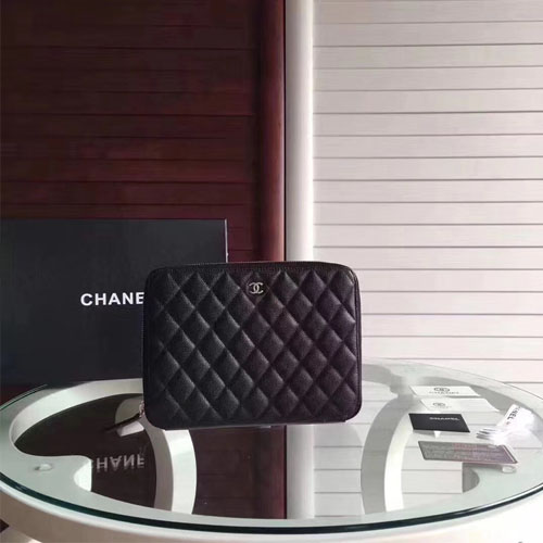 샤넬 신상 클러치백 A31535 캐비어 블랙