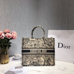 디올 라지 북 토트백 M1286 블랙