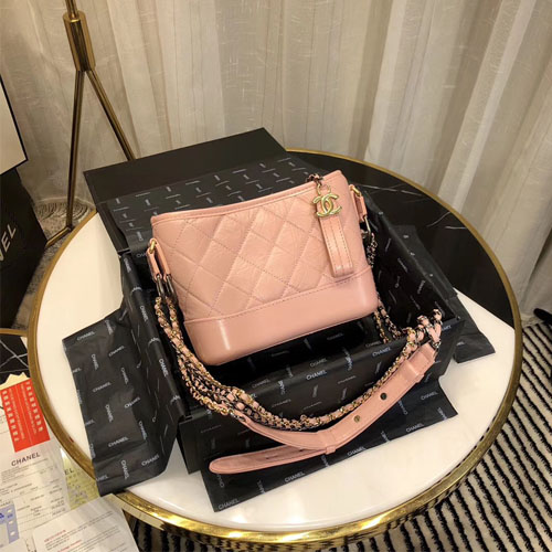 샤넬 가브리엘 스몰 호보백 A91810 핑크