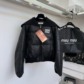 미우미우 여성용 패딩 MIU0076 양가죽