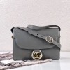 구찌 스몰 가죽 숄더백 ‎589474 그레이