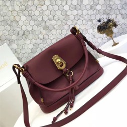 끌로에 신상 숄더백 CL1385 버건디(수입 송아지 가죽)
