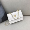 샤넬 20FW 신상 플랩백 13CM  AS2013 램스킨 화이트