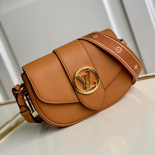 루이비통 LV 퐁 뇌프 소프트 MM M58967 카멜