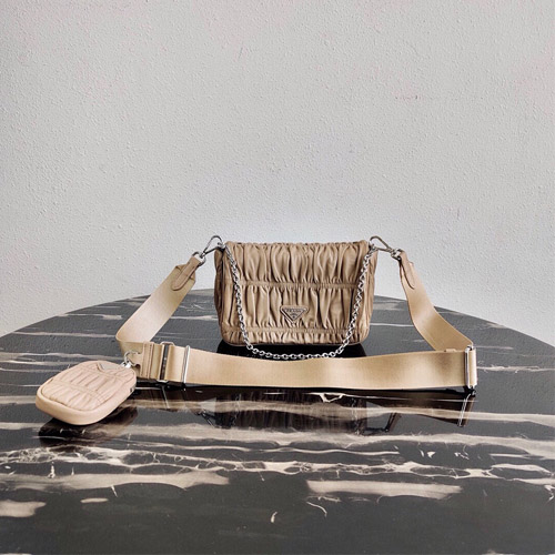 프라다 고프레 숄더백 1BD289 누드