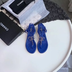 샤넬 신상 샌들 G29794 블루