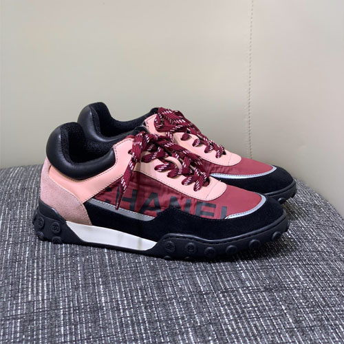 샤넬 여성용 신상 스니커즈 G34086 버건디