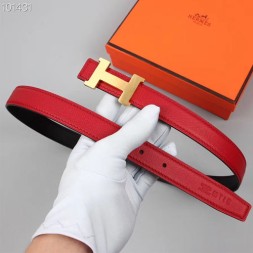 에르메스 여성용 신상 벨트 XTY178 레드 금장