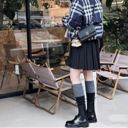 버버리 여성용 앵글부츠 B96477