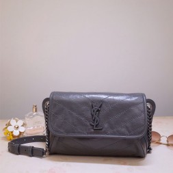 입생로랑 신상 니키 웨이스트 바디백 577124  딥그레이