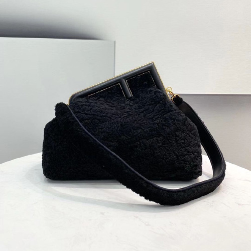 펜디 퍼스트 미디엄 클러치백 숄더백 8BP127 블랙