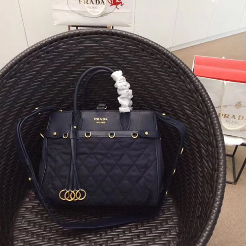 프라다 신상 토트백 1BD080 네이비