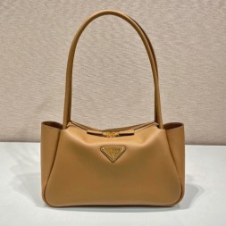 프라다 가죽 숄더백 1BA444 카멜