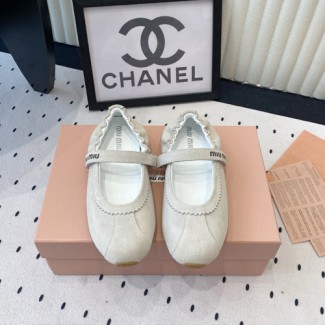 미우미우 여성용 플랫 57283-1