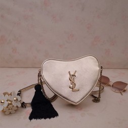 입생로랑 하트 숄더백 540694 골드