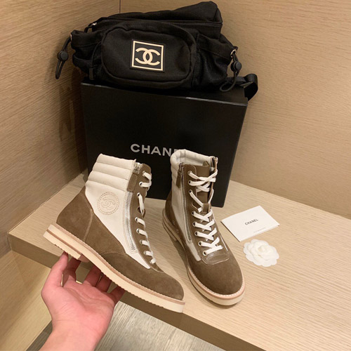 샤넬 신상 앵글부츠 G34287 카키