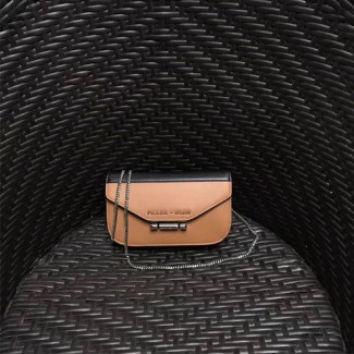 프라다 시빌 체인 숄더백 1DH011 브라운