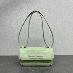 발렌시아가 카프스킨 가십 스몰백 59056 연두