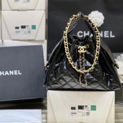 샤넬 25백 스몰 숄더백 AS5293 유광 블랙