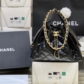 샤넬 25백 스몰 숄더백 AS5293 유광 블랙