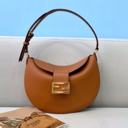 펜디 스몰 크루아상 숄더백 8BR790 카멜