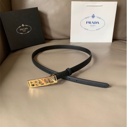 프라다 신상 여성용 벨트   PD-6107  블랙 금장