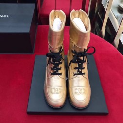 샤넬 쇼트 부츠 G34116 골드