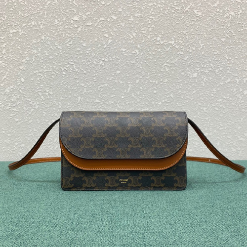 셀린느 트리오페 크로스백 100852 브라운