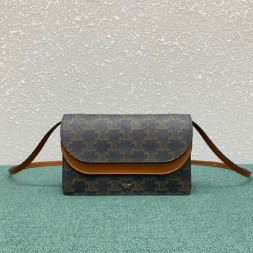 셀린느 트리오페 크로스백 100852 브라운