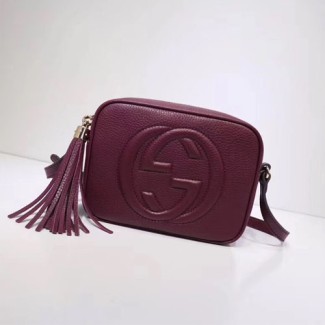 구찌 소호 디스코백 308364 자주색