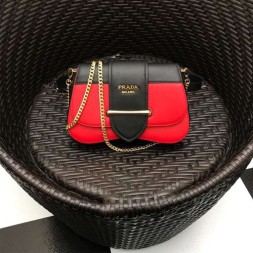 프라다 시도니 가죽 숄더백 1BL020 레드