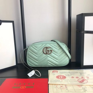 구찌 GG 마몽 스몰 숄더백 447632 그린