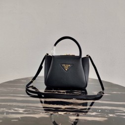 프라다 가죽 스몰 토트백 1BC145 블랙