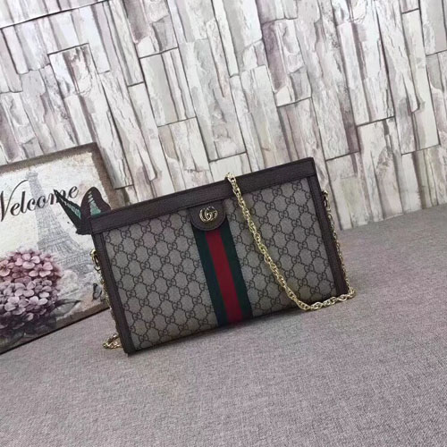 구찌 오피디아 슈프림 숄더백 503876 브라운