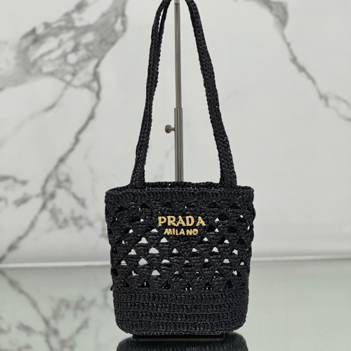 프라다 우븐 패브릭 라탄백 1BG494-2