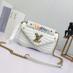 루이비통 뉴 웨이브 체인 백 MM M51498 화이트