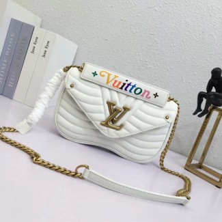 루이비통 뉴 웨이브 체인 백 MM M51498 화이트