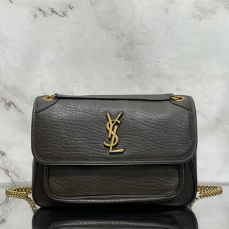 생로랑 미디엄 니키 나파 숄더백 633158-2