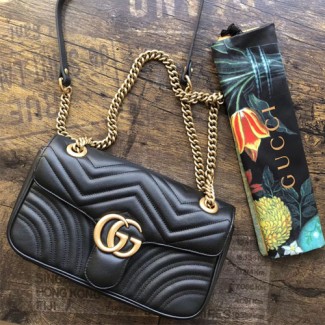 구찌 마틀라세 숄더백 443497 블랙(특급제작)