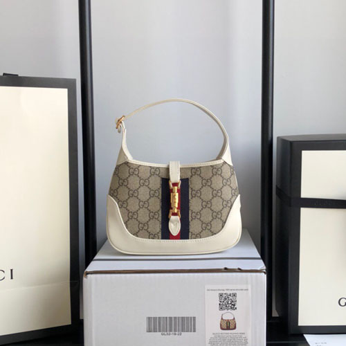 구찌 재키 1961 미니 호보백 637092 화이트