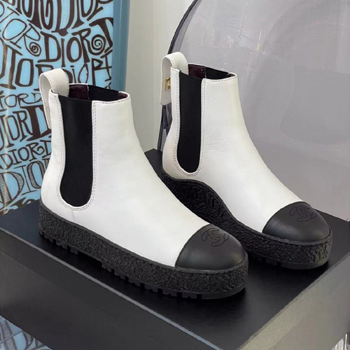 샤넬 신상 앵글부츠 G34358 화이트