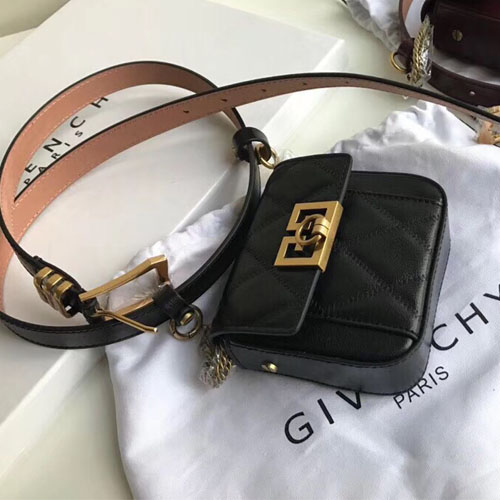 지방시 나노 포켓 벨트백 BB600 블랙