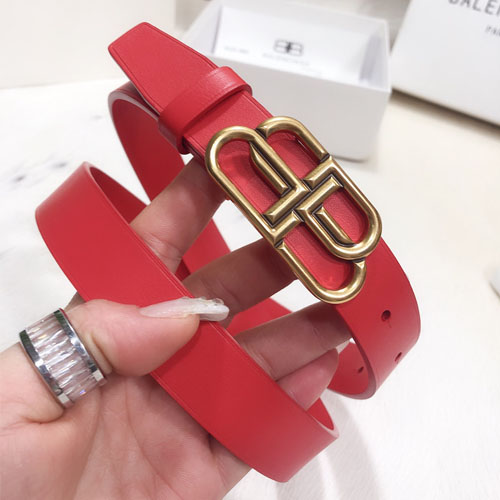 발렌시아가  신상 벨트 458601-2 레드