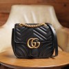 구찌 GG 마몽 마틀라세 미니 토트백 739682 블랙
