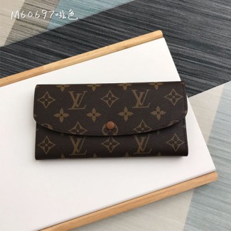루이비통 모노그램 에밀리 장지갑 M60697 브라운